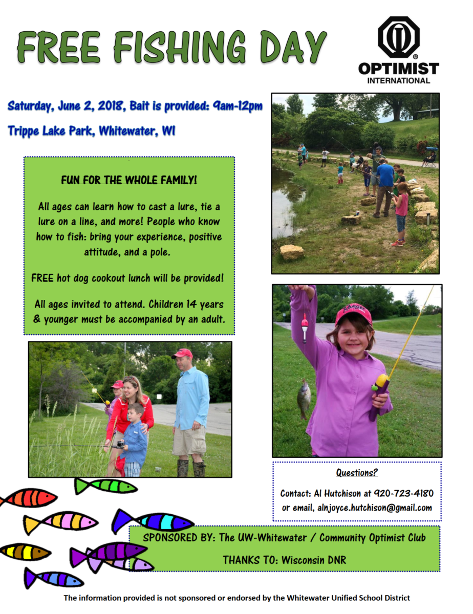 UW-Whitewater/Community Optimist Club » Blog Archive » Upcoming Event: Free  Fishing Day