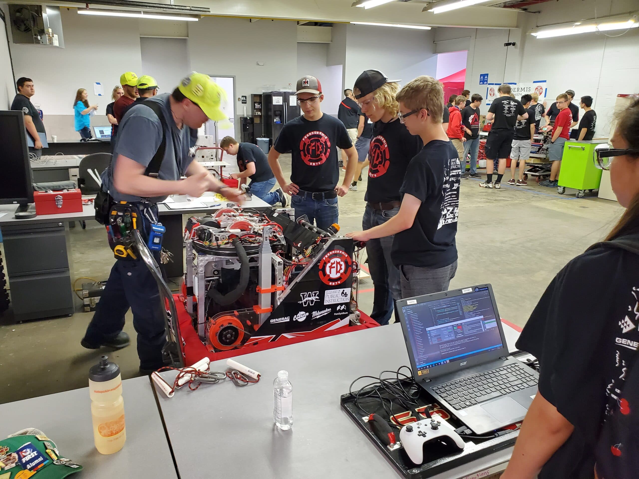 Getting the Robot Officially Inspected before Competition Begins