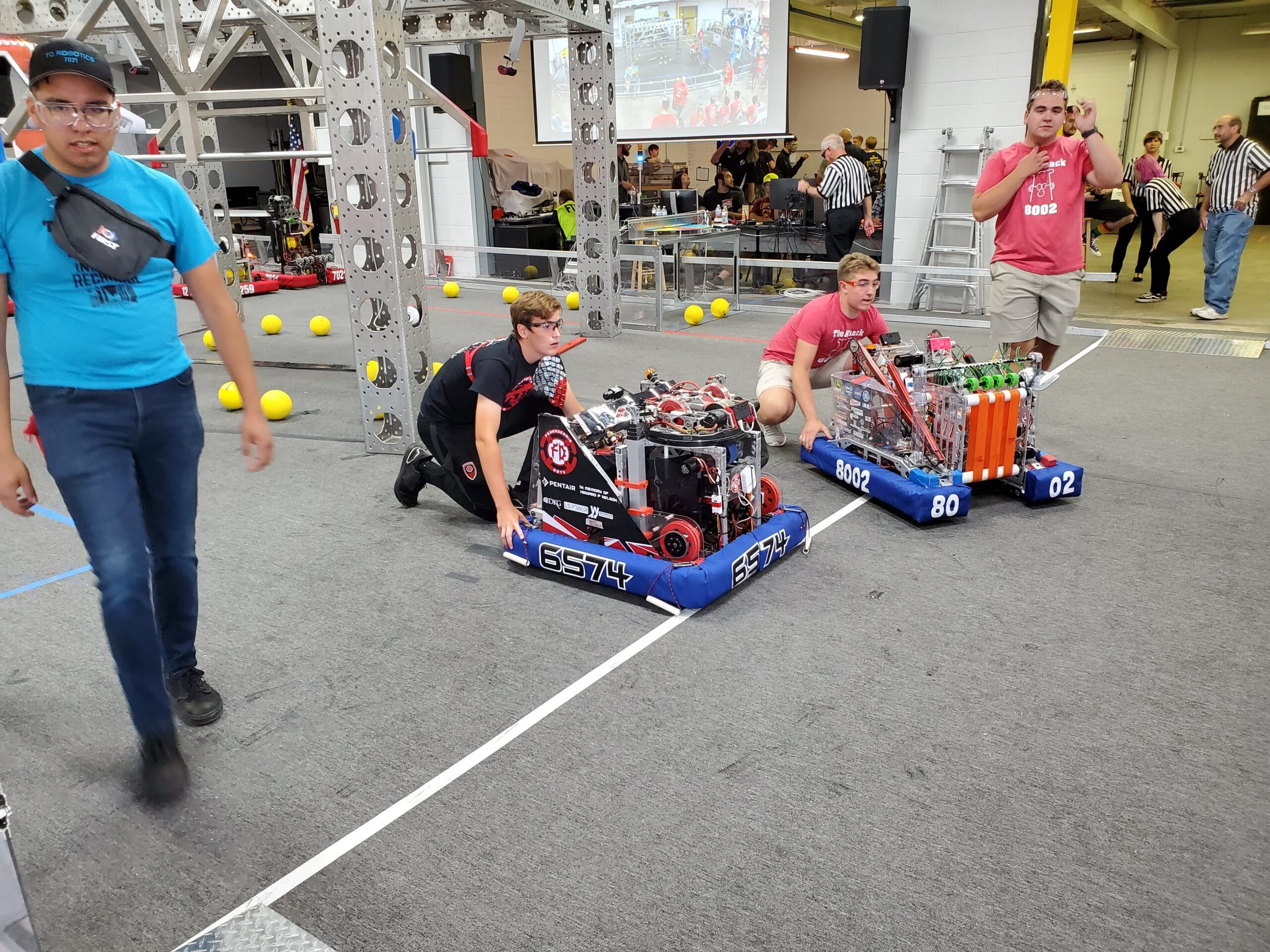Lining Up the Robot for the Autonomous Portion of a Match
