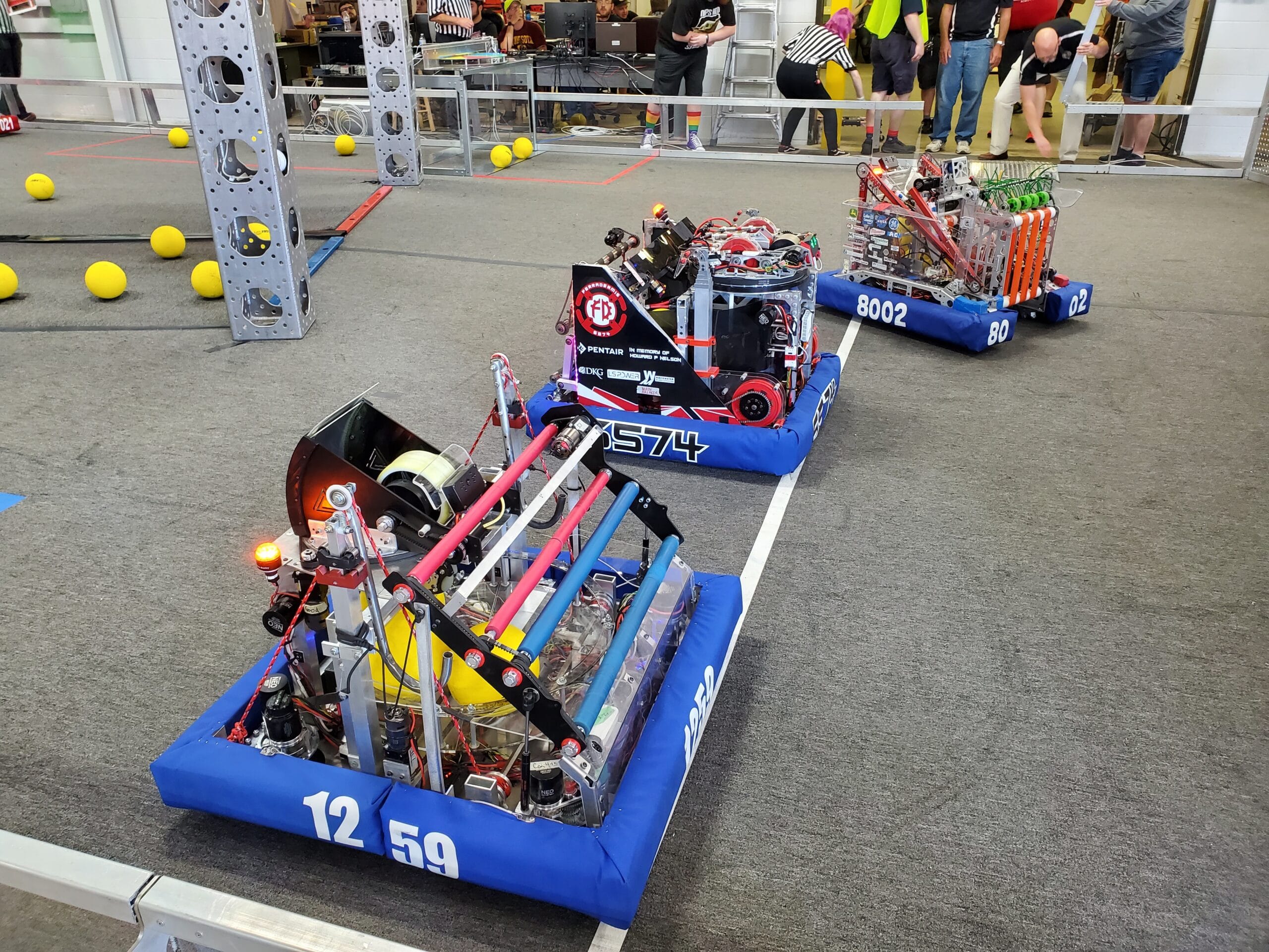 Our Randomly Assigned Alliance for one of the Qualification Matches