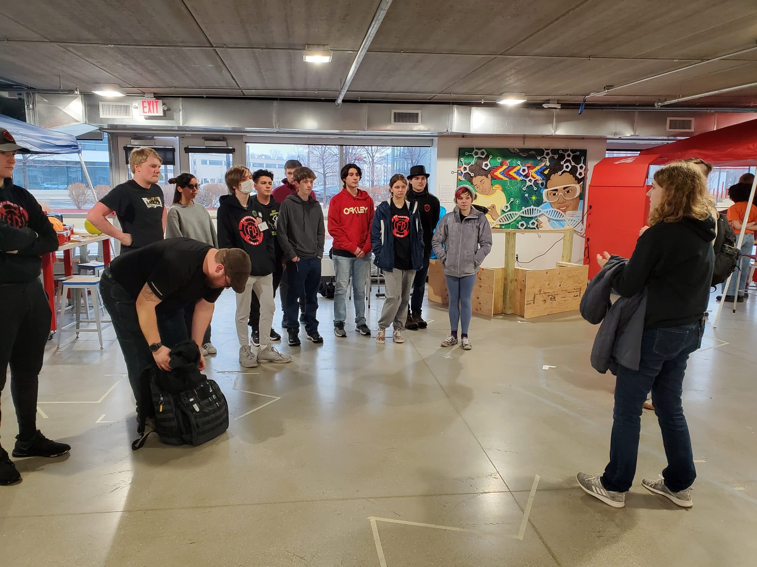 Student Tour from MSOE Robotics Students