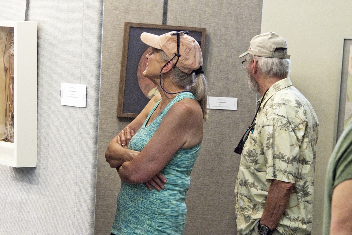 Exhibit at CAC - Janie & Doug Anderson - Virginia Epps works