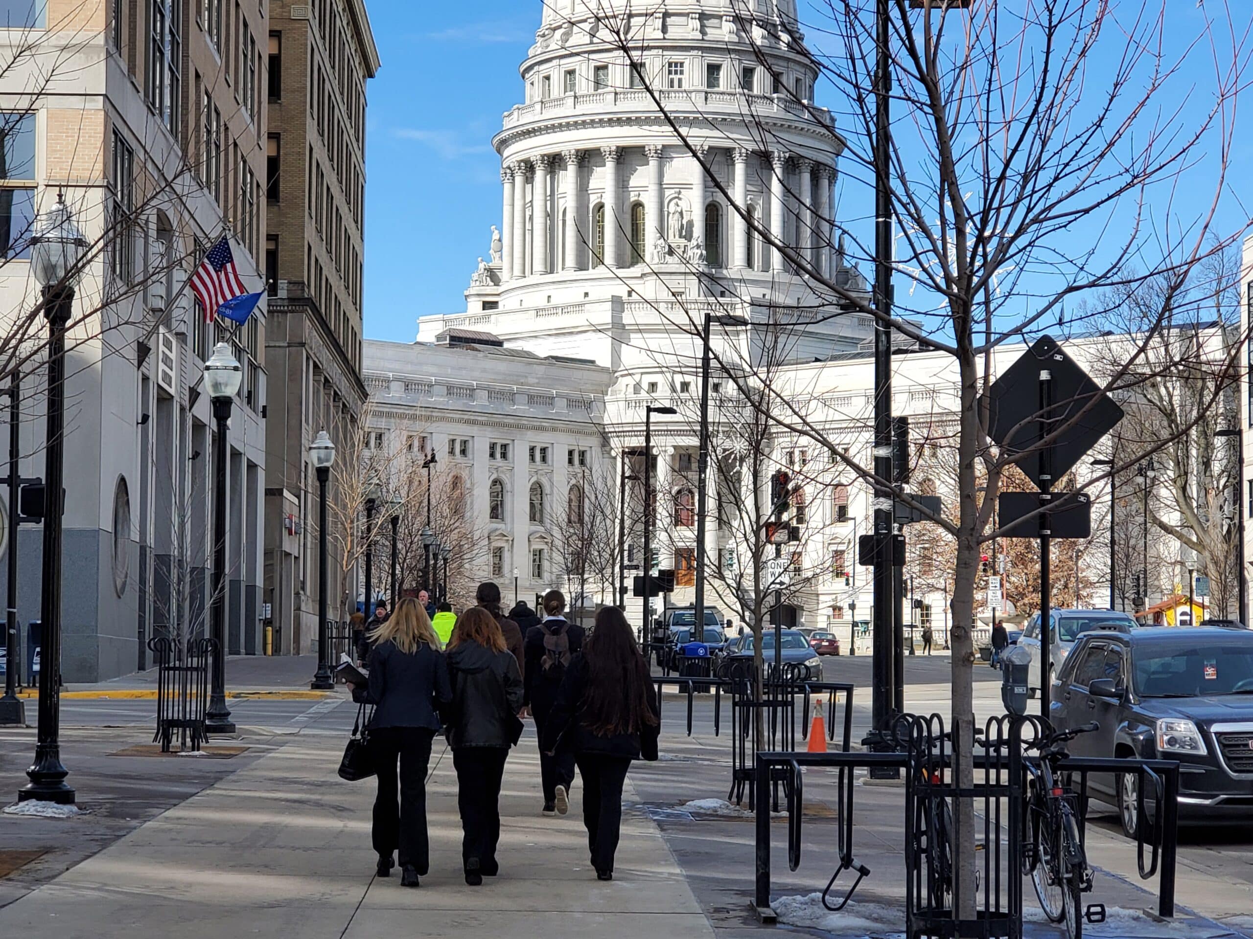 Walking to the Capitol