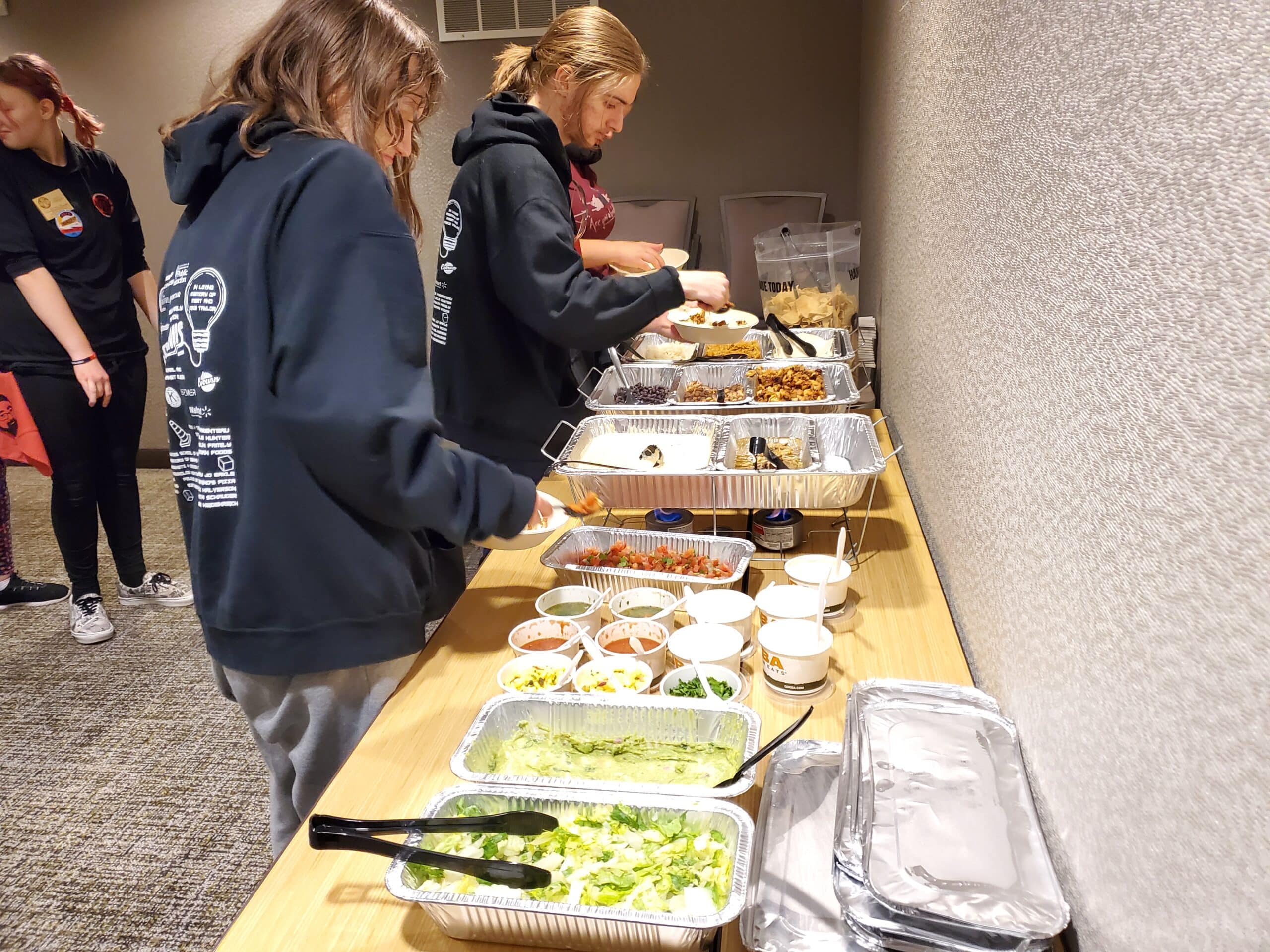 The Team Appreciates Meals Often Provided by Parents