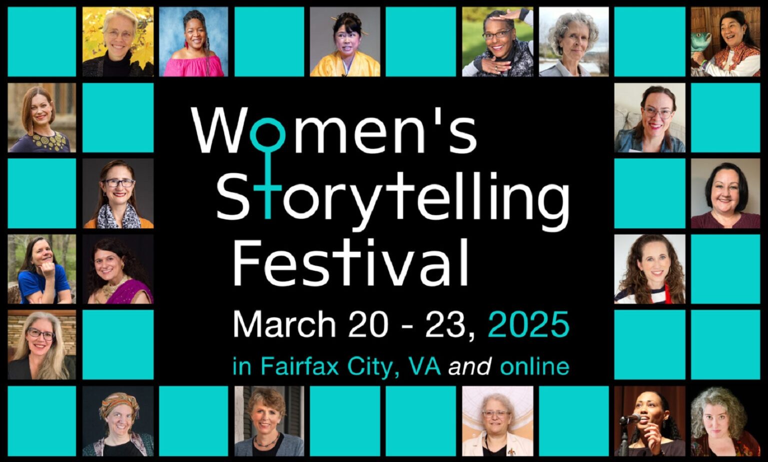 Whitewater Storyteller in Women's Storytelling Festival Whitewater Banner