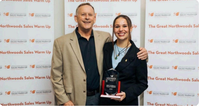 UWW Student Wins First Place at Great Northwoods National Collegiate Sales Competition