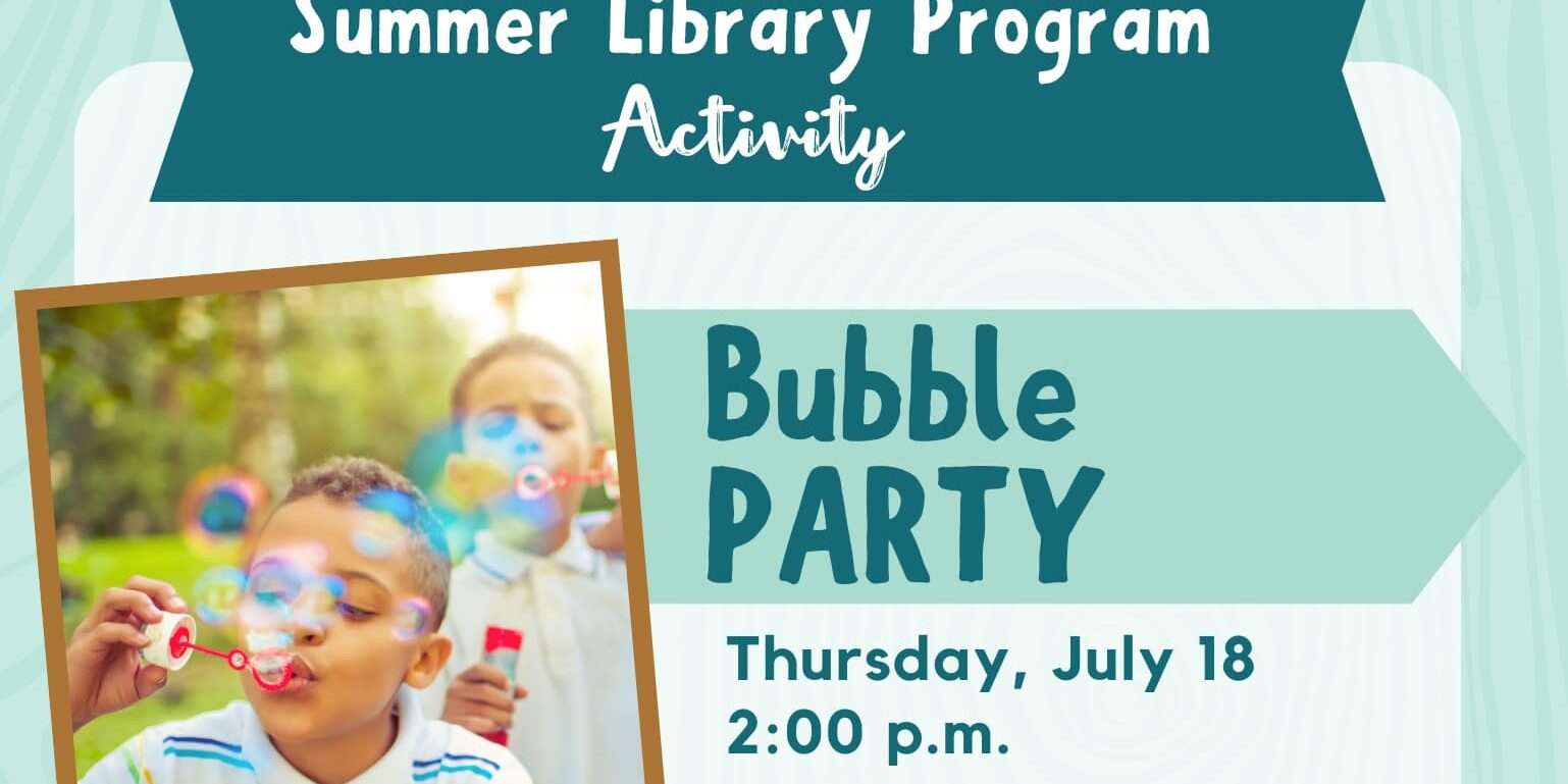 Summer Reading Program Guide-FINAL - 2024 SLP - Bubble Party