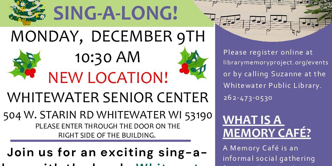 Holiday SingALong flyer