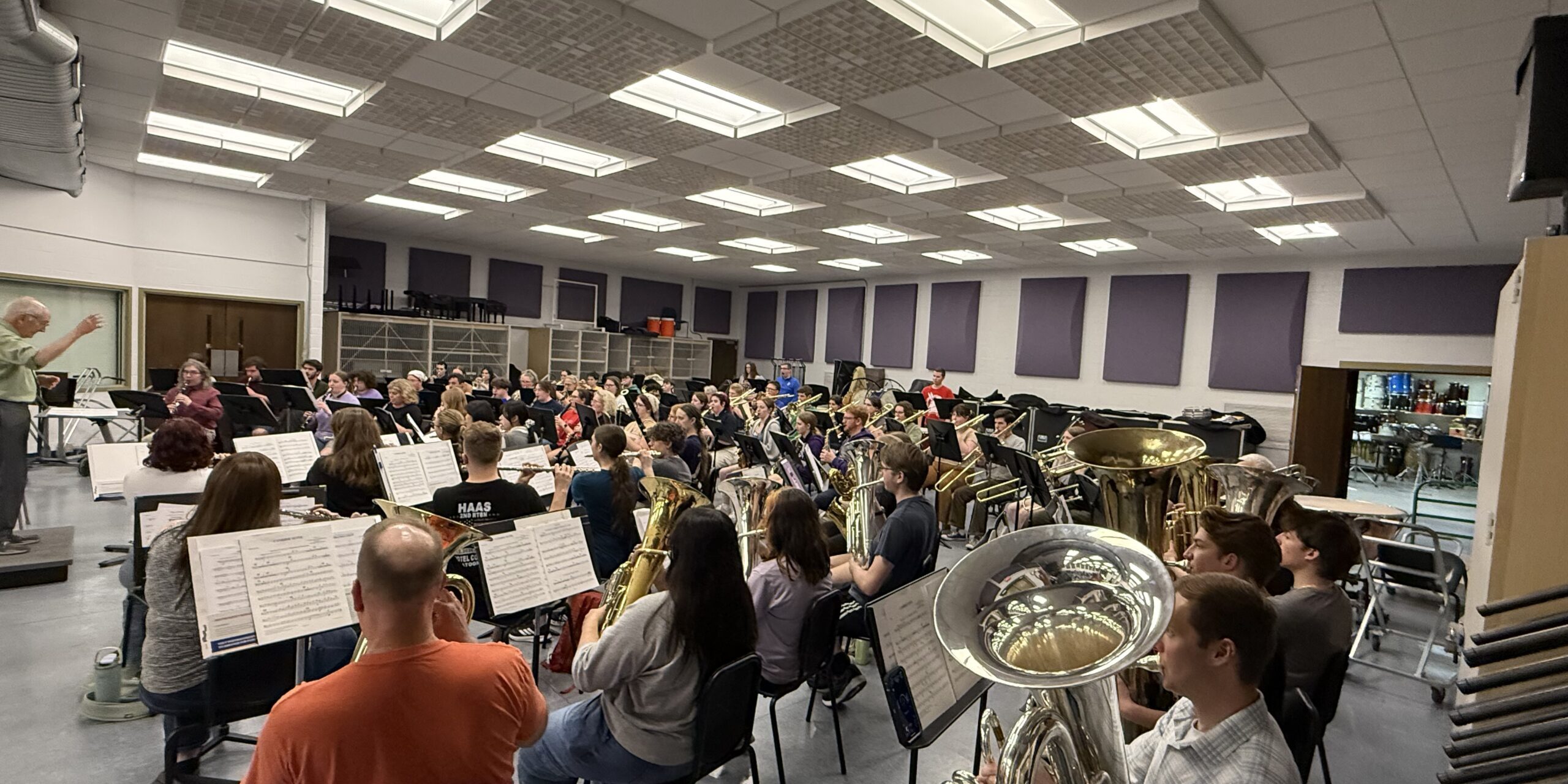 University Band stage left
