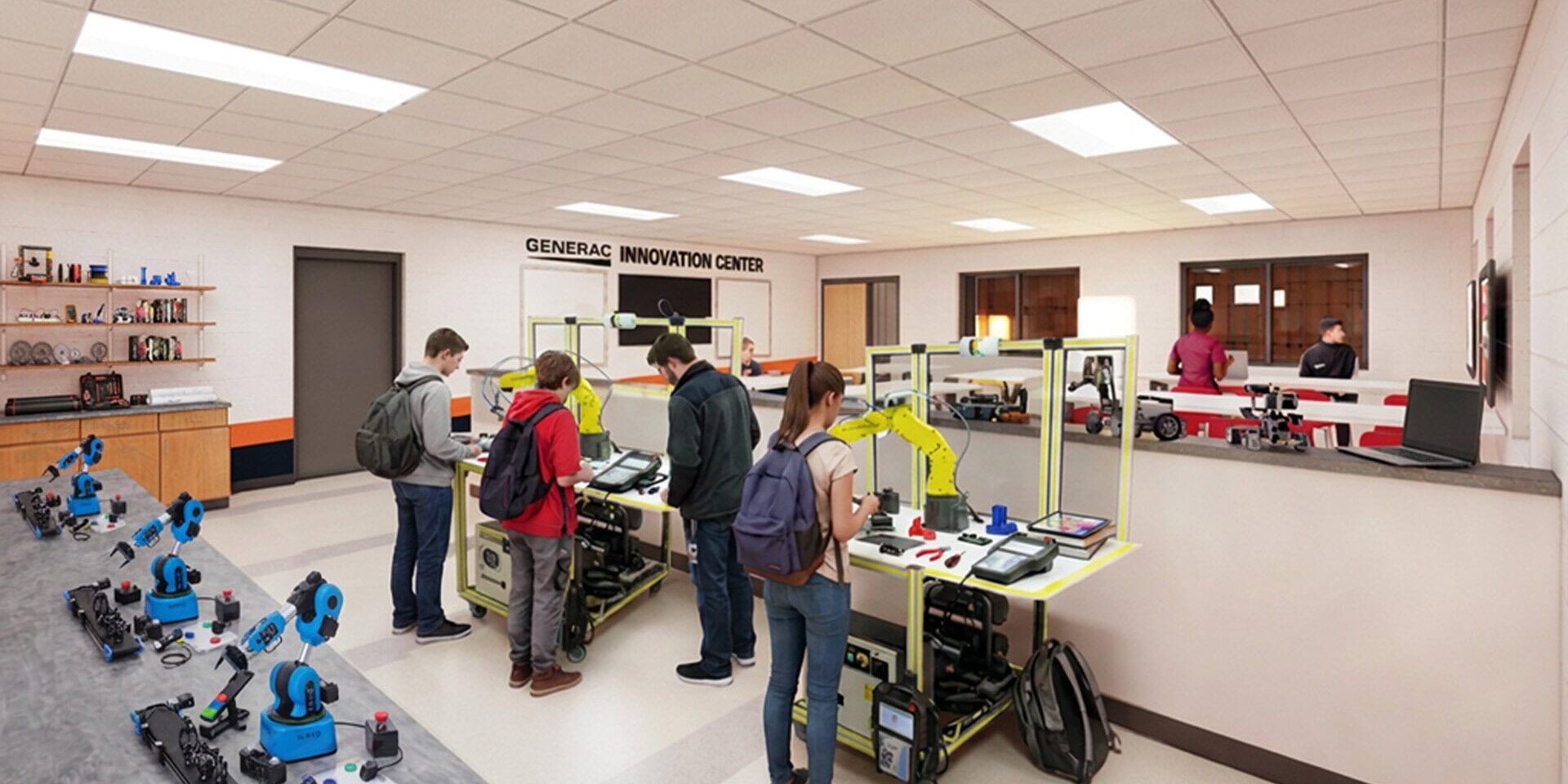 Whitewater High School_Generac Innovation Lab Rendering 4
