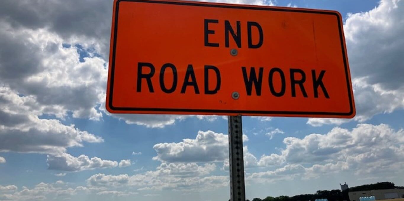 end road work