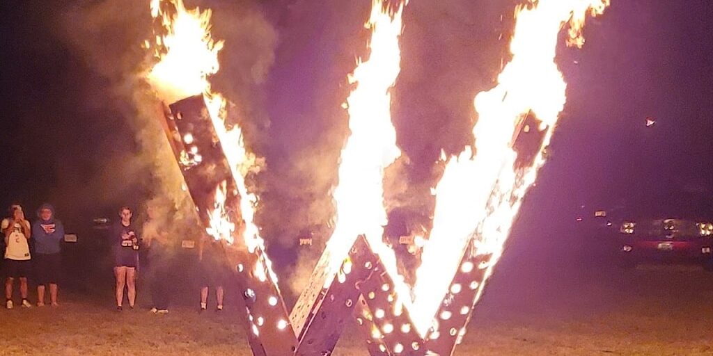 homecoming bonfire