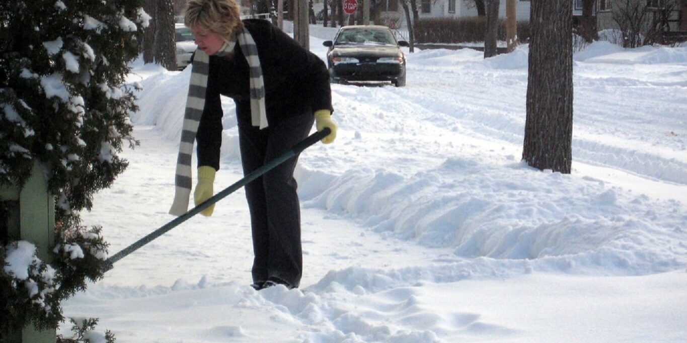 snow shoveling